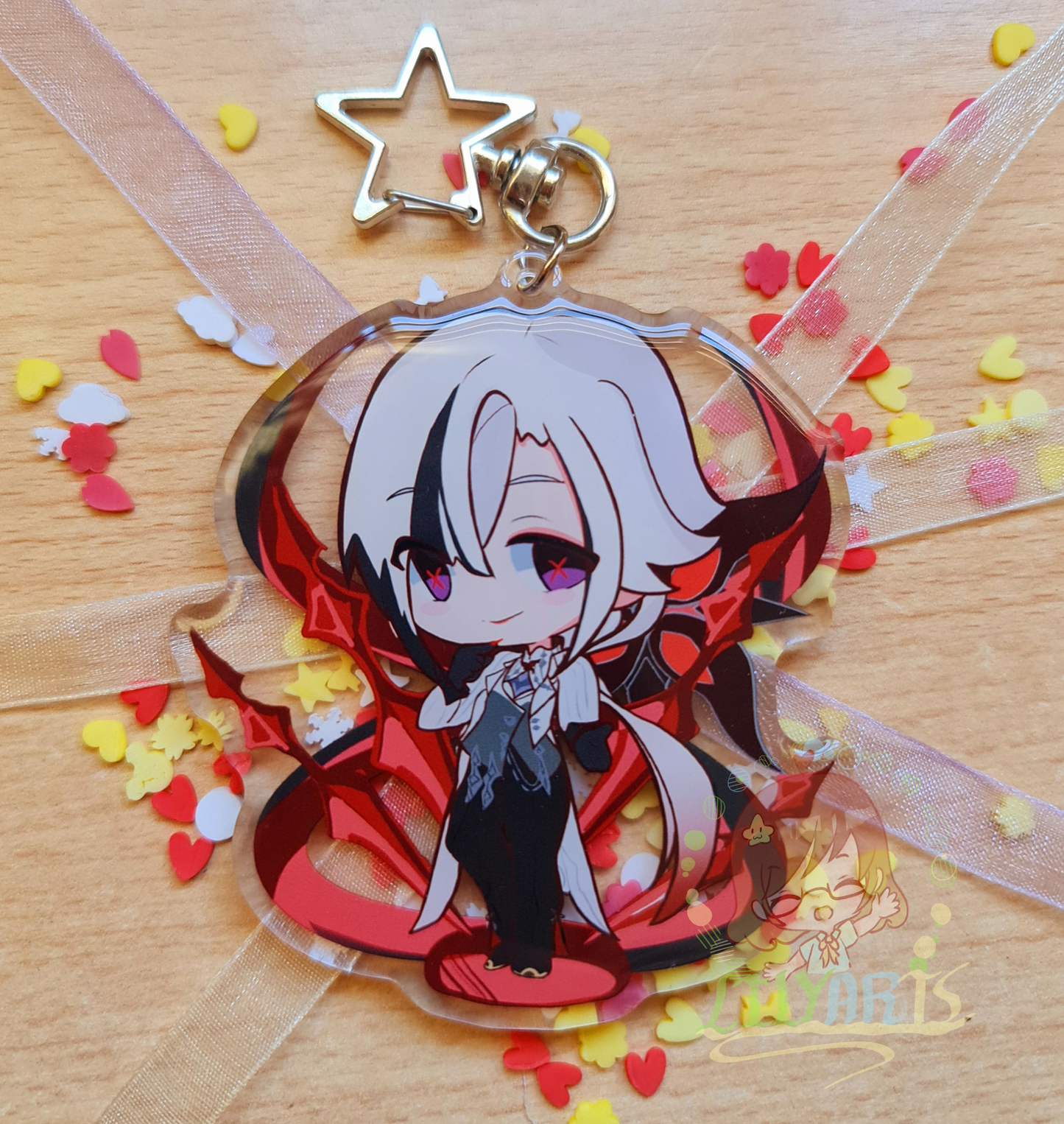 Arlecchino - Genshin Impact keychain