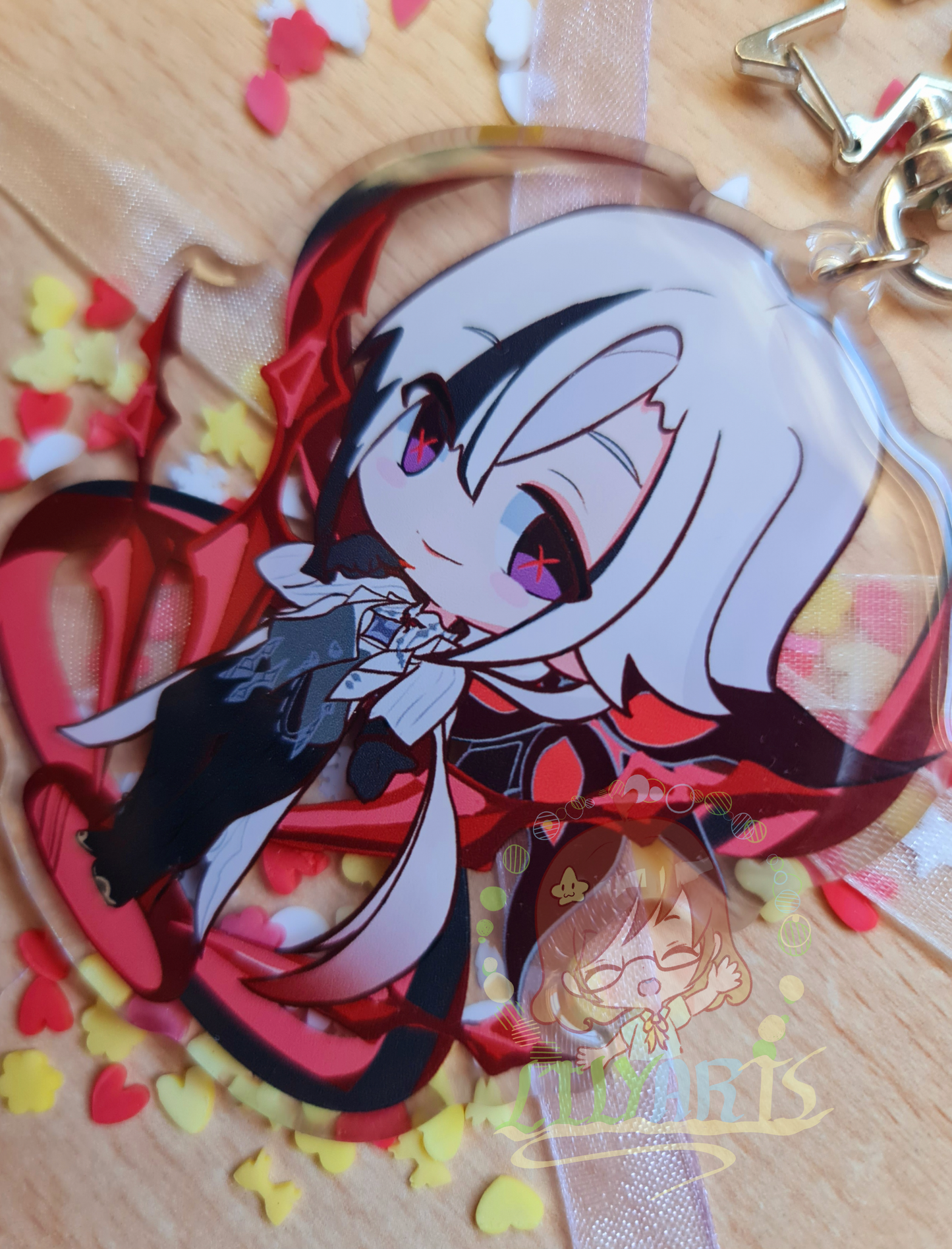 Arlecchino - Genshin Impact keychain