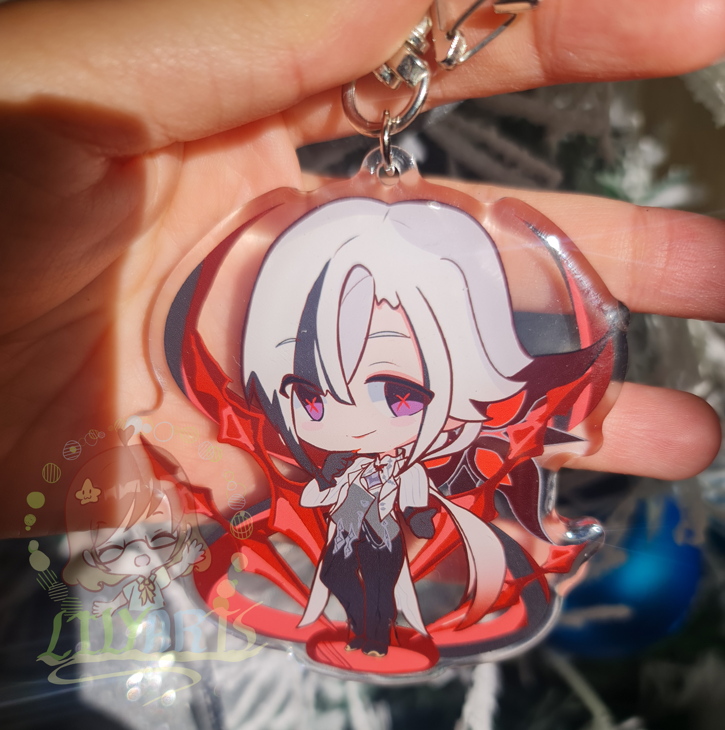 Arlecchino - Genshin Impact keychain