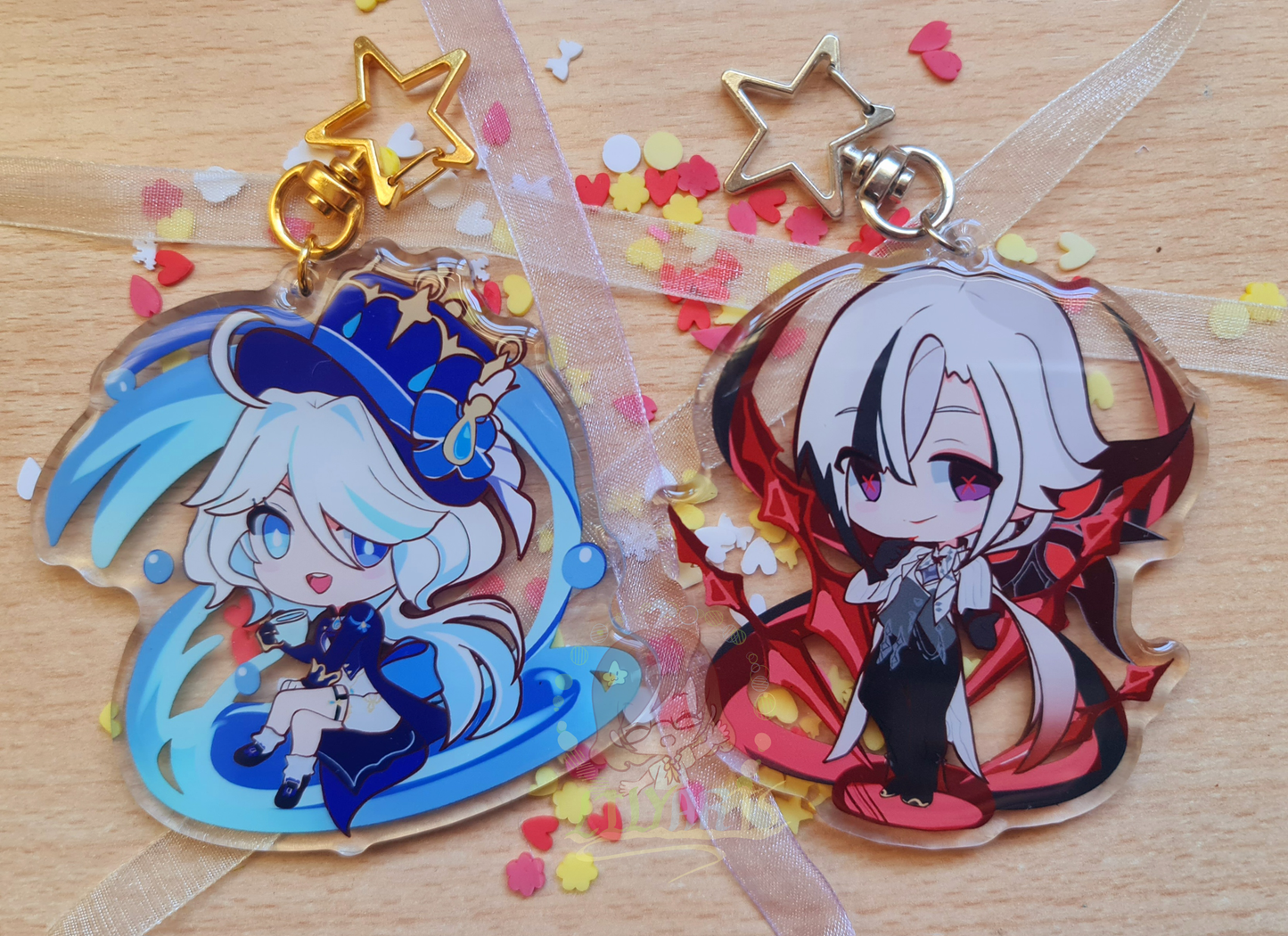 Arlecchino - Genshin Impact keychain