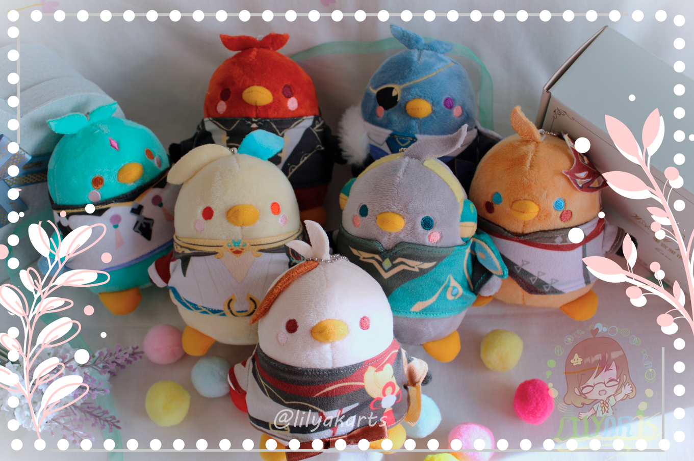 Genshin Impact Mini Nuggets Plushies Stuffed Animals