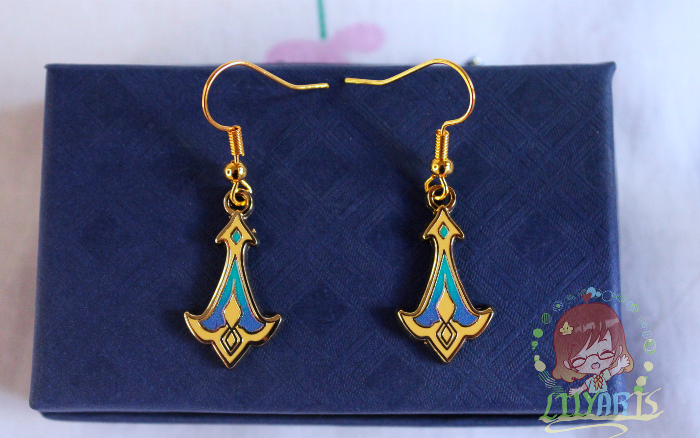 Neuvillette - Genshin Impact long earrings