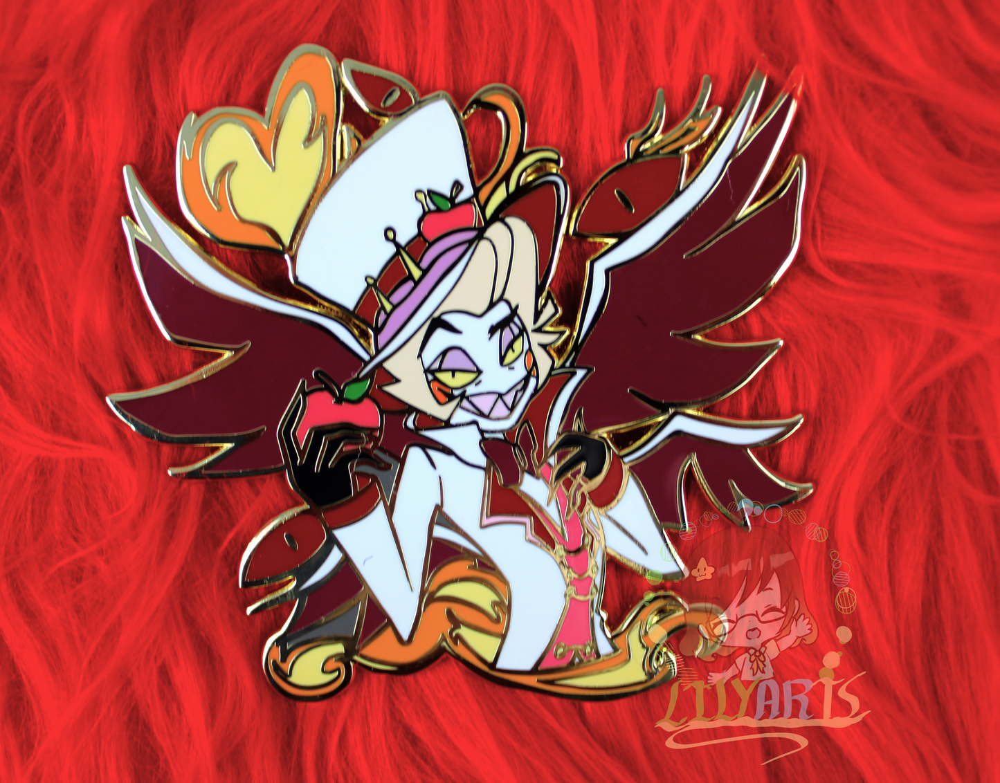 Hazbin Hotel- Enamel Pin (Lucifer, Alastor, Charlie, Vaggie and Angel Dust)