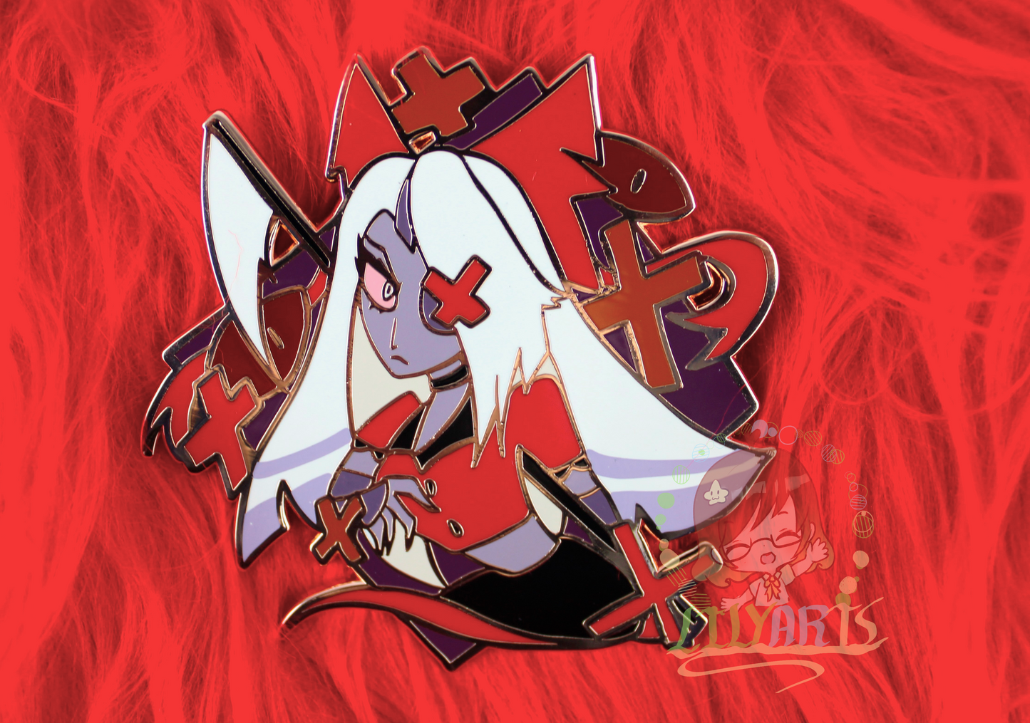 Hazbin Hotel- Enamel Pin (Lucifer, Alastor, Charlie, Vaggie and Angel Dust)