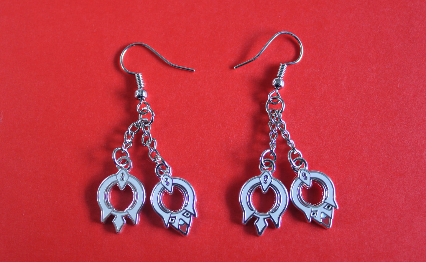 Wriothesley - Genshin Impact long earrings