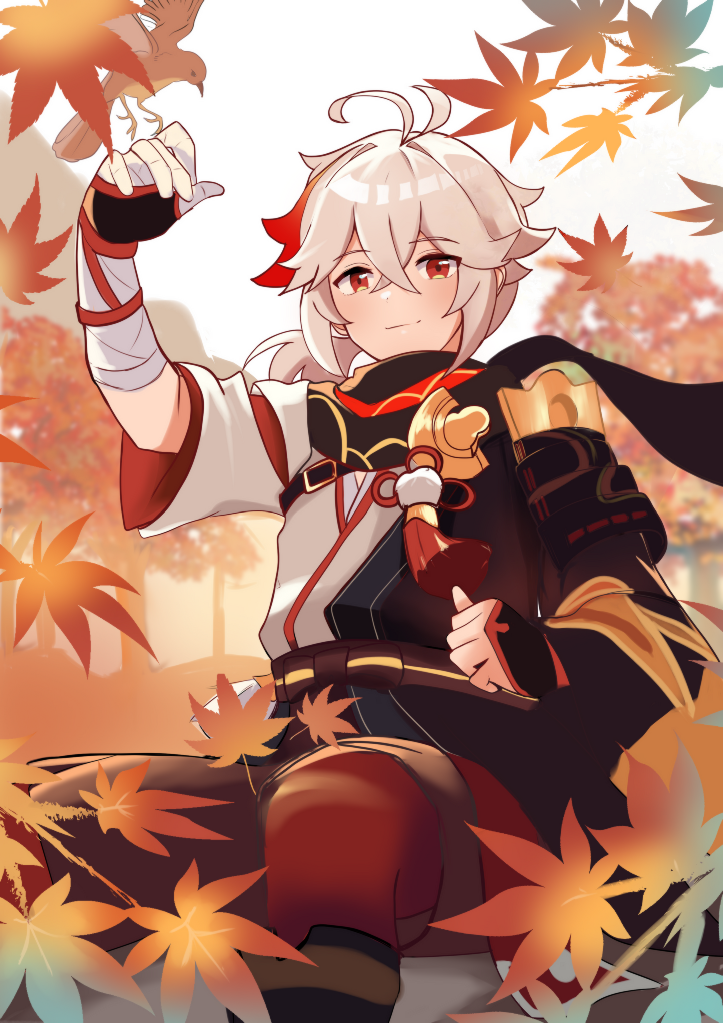 A5 Kazuha Maple Leaf ver. print - Genshin Impact