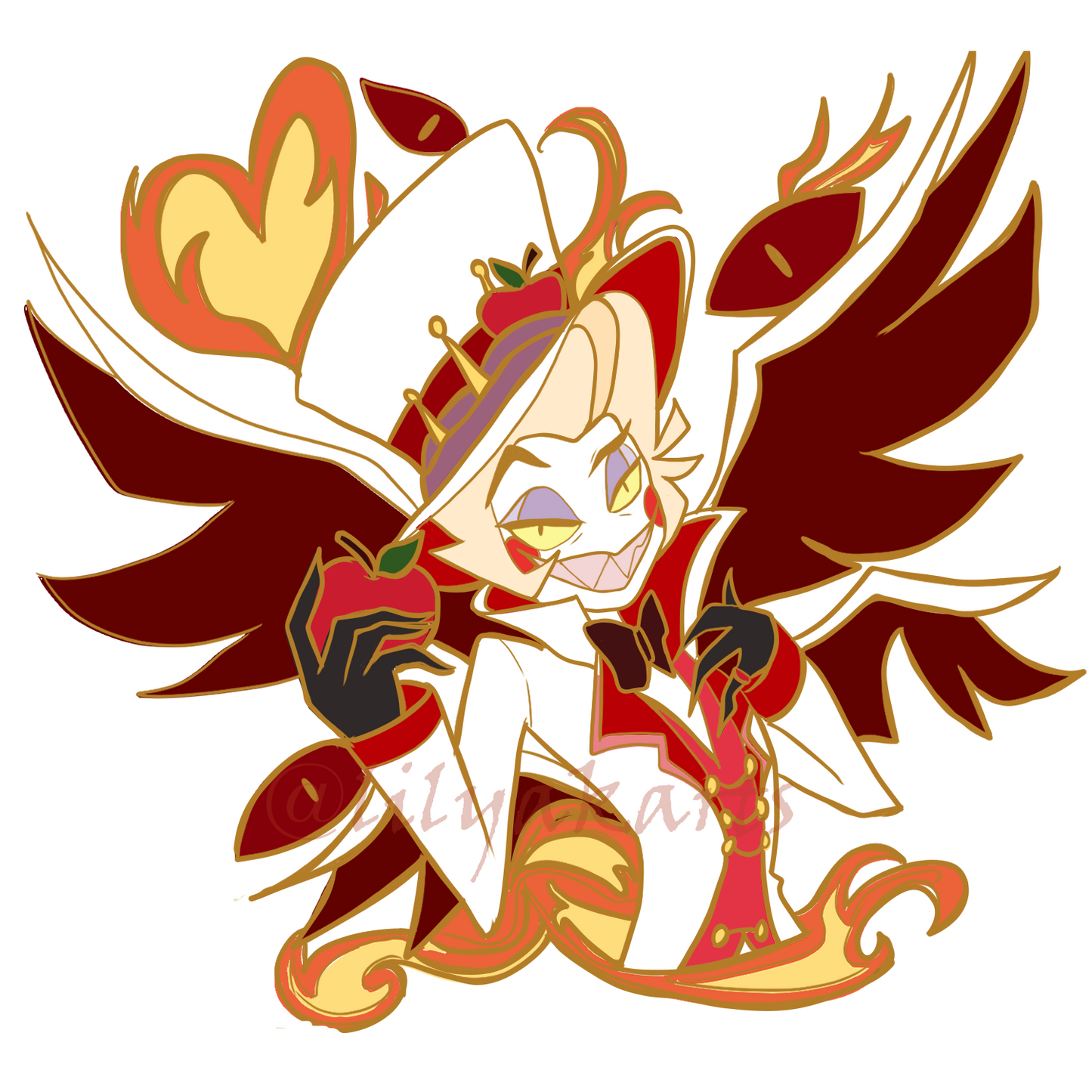 Hazbin Hotel- Enamel Pin (Lucifer, Alastor, Charlie, Vaggie and Angel Dust)