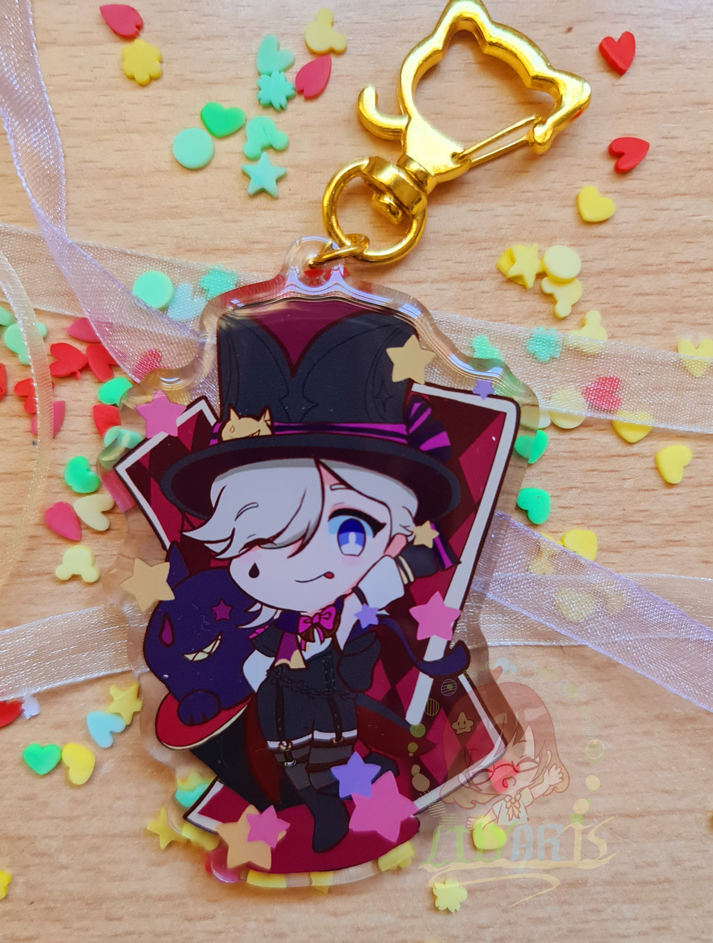 Lyney and Lynette - Genshin Impact Keychain
