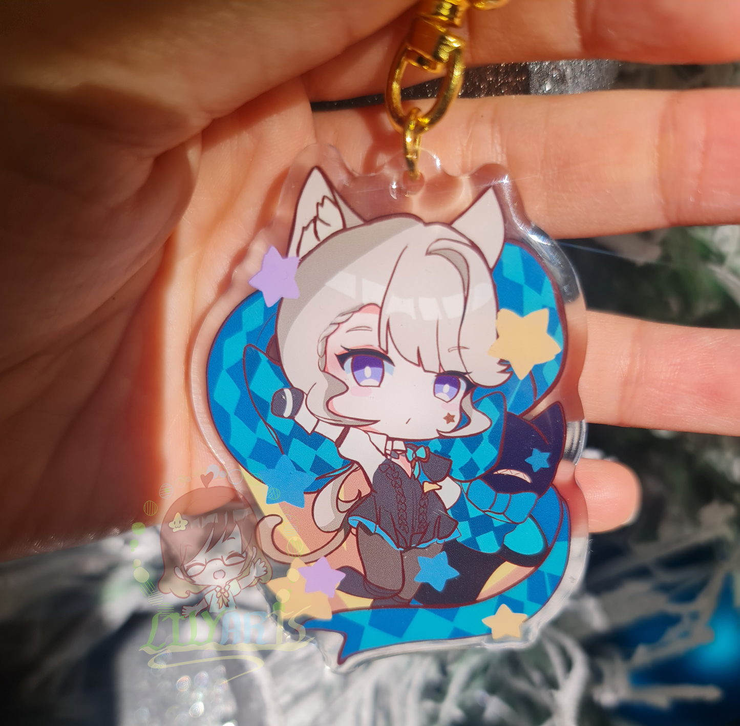 Lyney and Lynette - Genshin Impact Keychain
