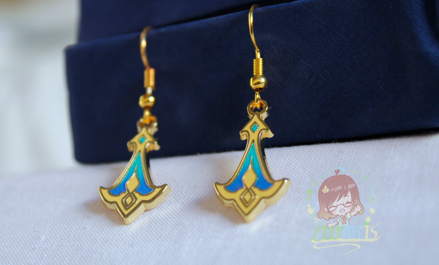 Neuvillette - Genshin Impact long earrings