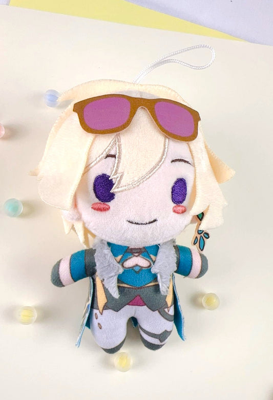 Aventurine and Dr. Ratio plushies - Honkai Star Rail