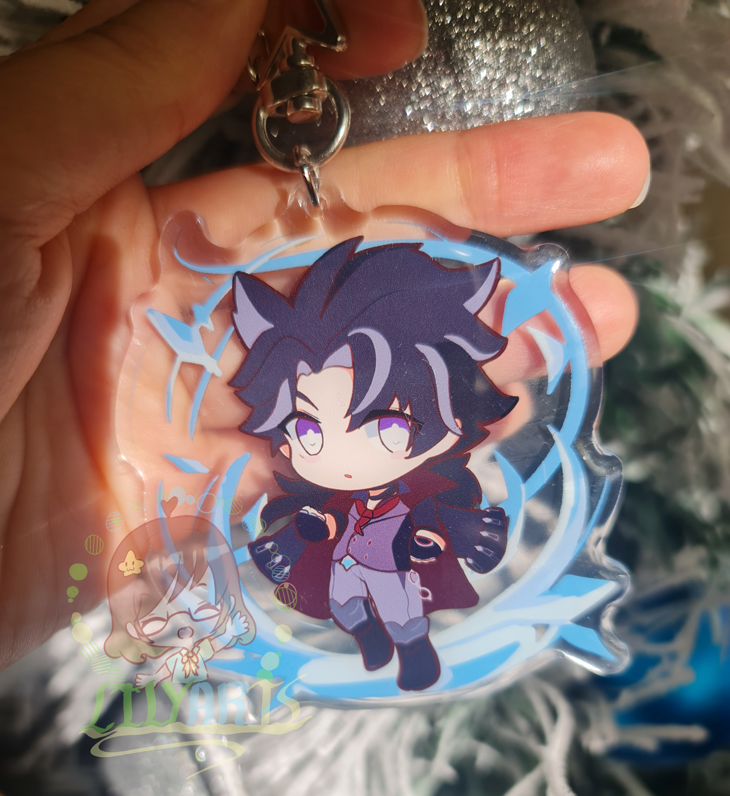 Furina, Neuvillete, Wriothesley - Genshin Impact keychain