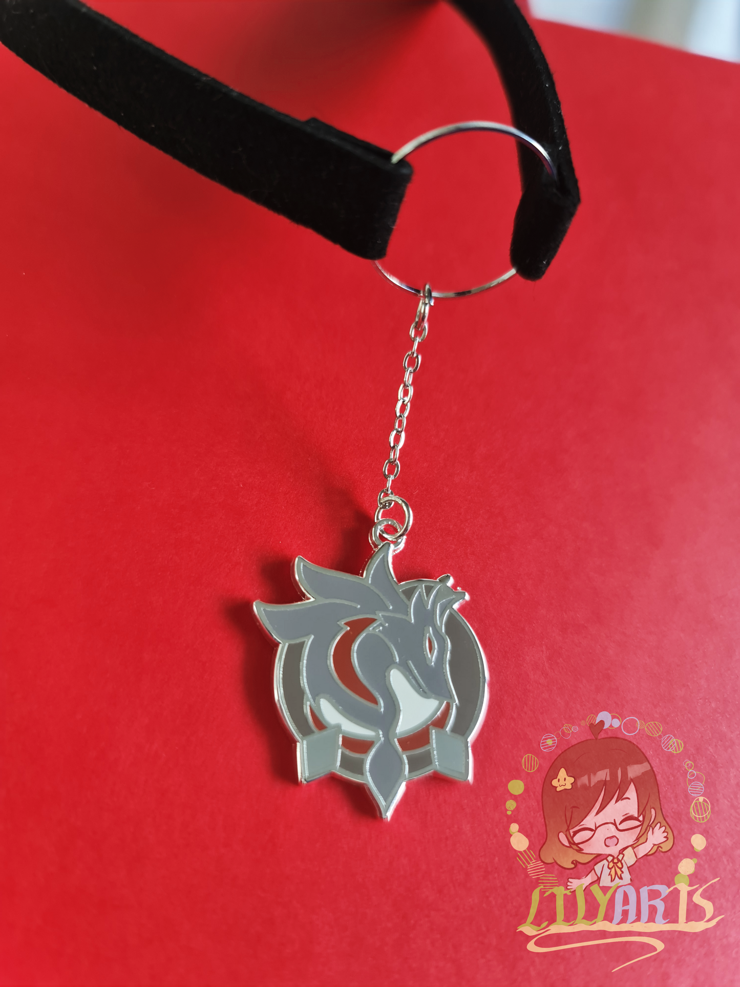Wriothesley - Genshin Impact choker with charm