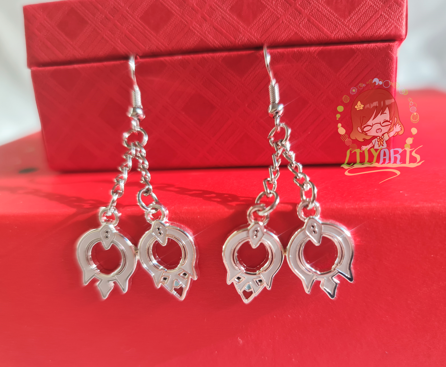 Wriothesley - Genshin Impact long earrings