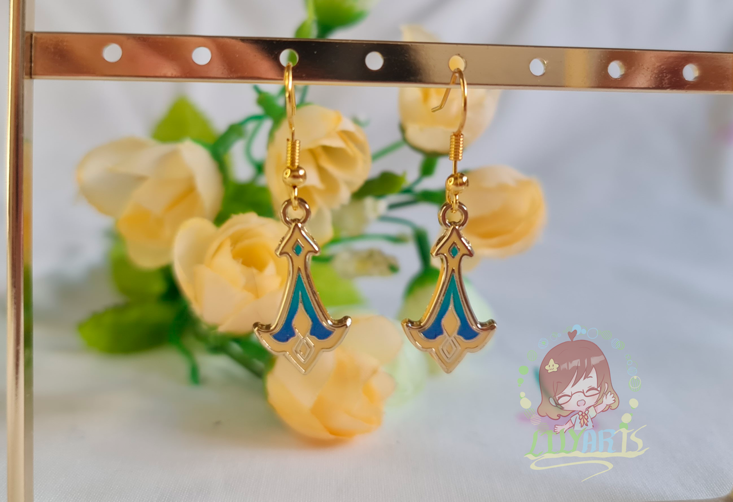 Neuvillette - Genshin Impact long earrings