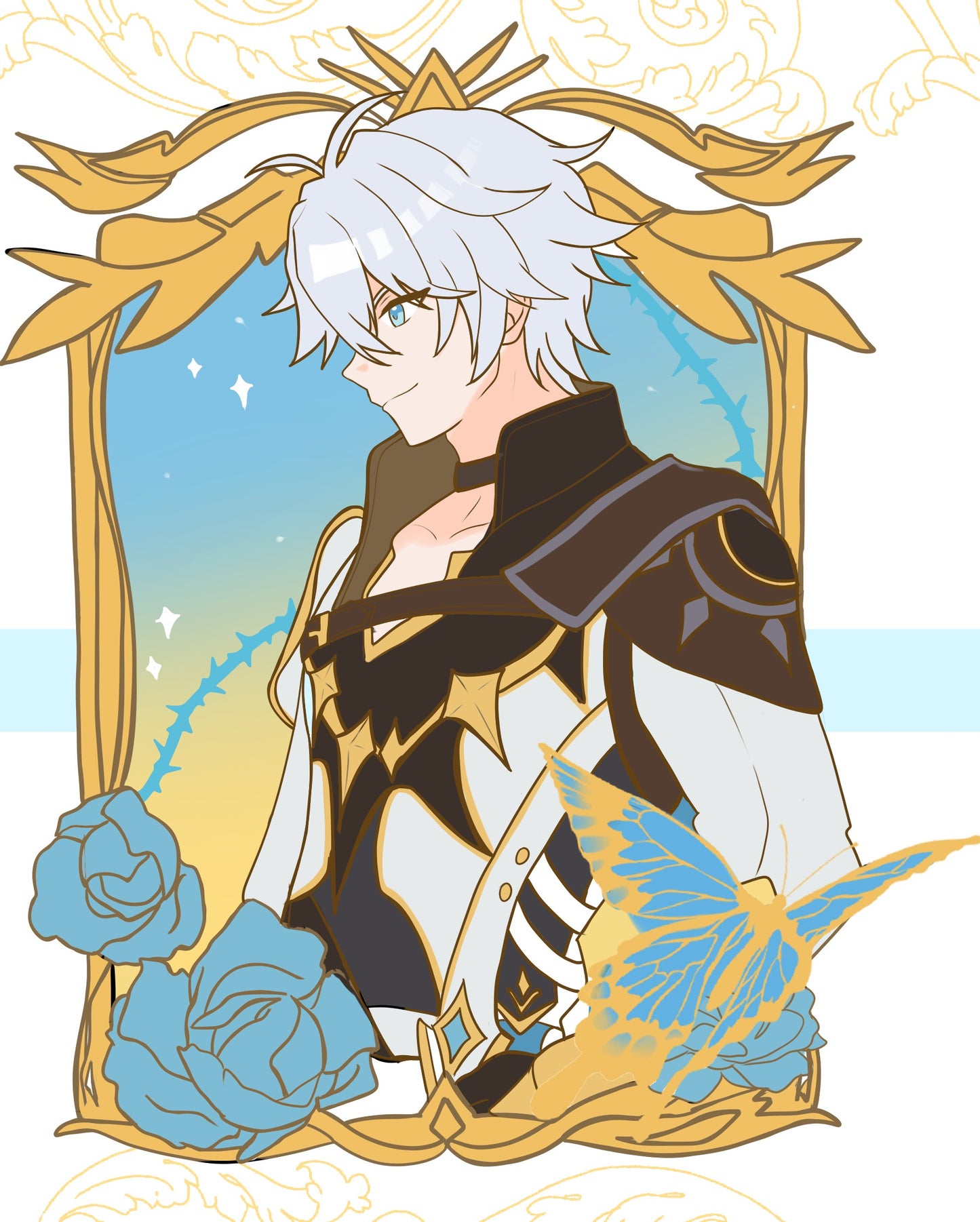Phainon and Mydei Enamel Pin - Honkai Star Rail
