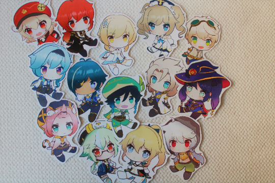 Genshin Impact Sticker Pack Mondstat