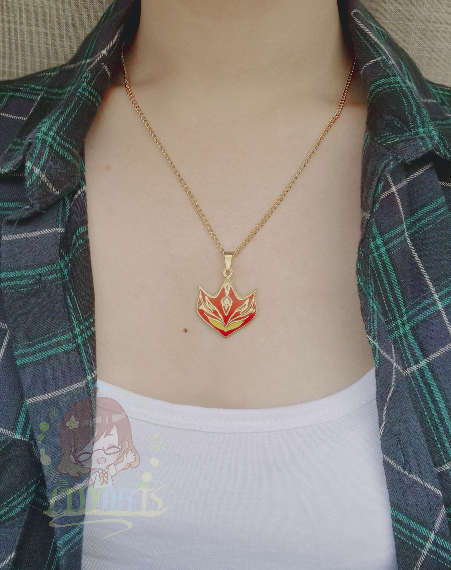 Genshin Impact Zhongli and Tartaglia necklace