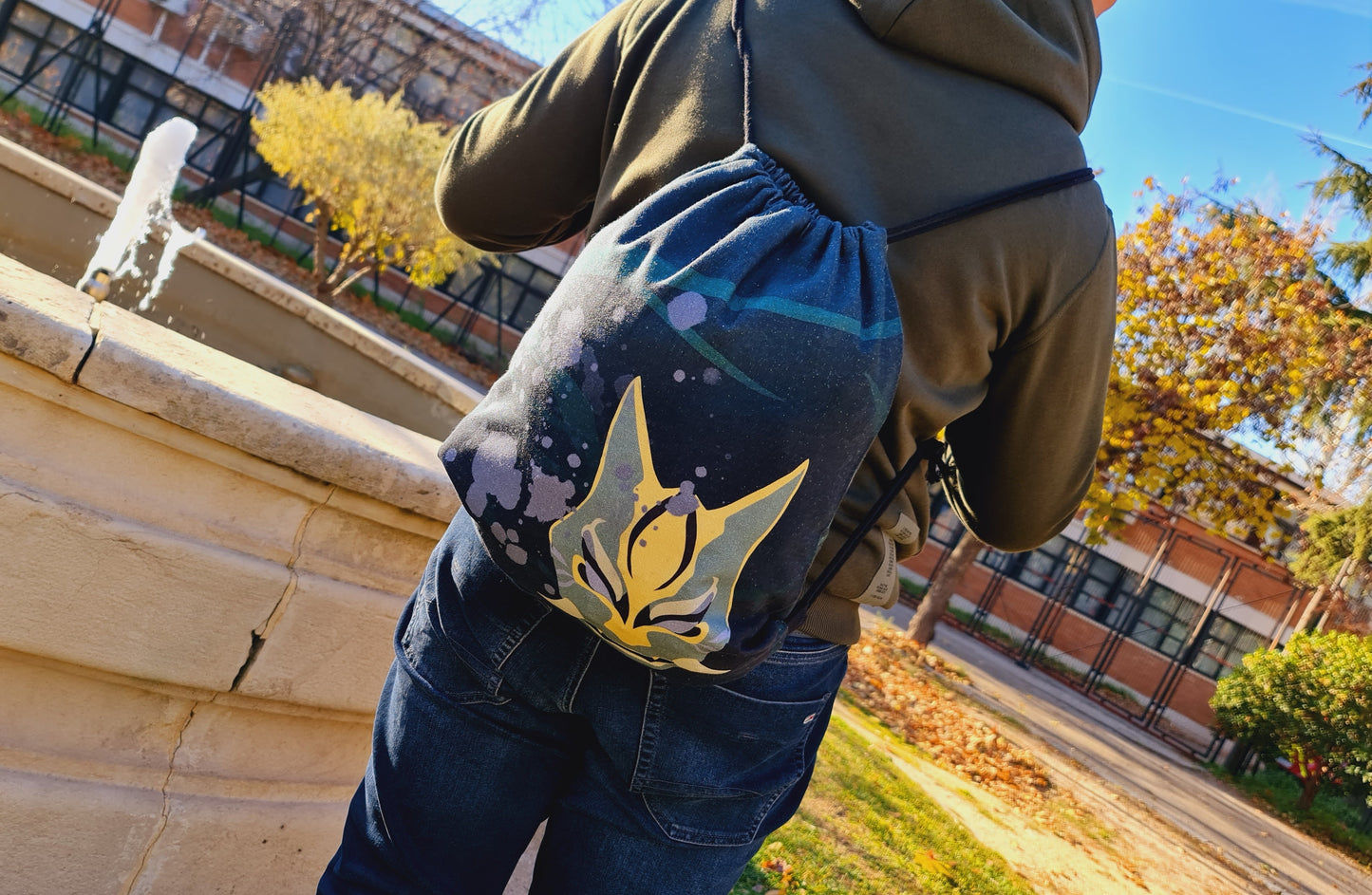 Genshin Impact Drawstring Bag