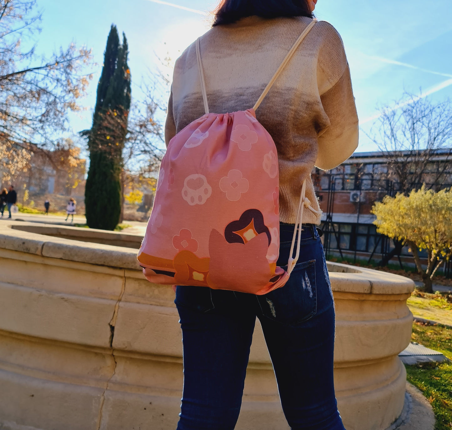 Genshin Impact Drawstring Bag