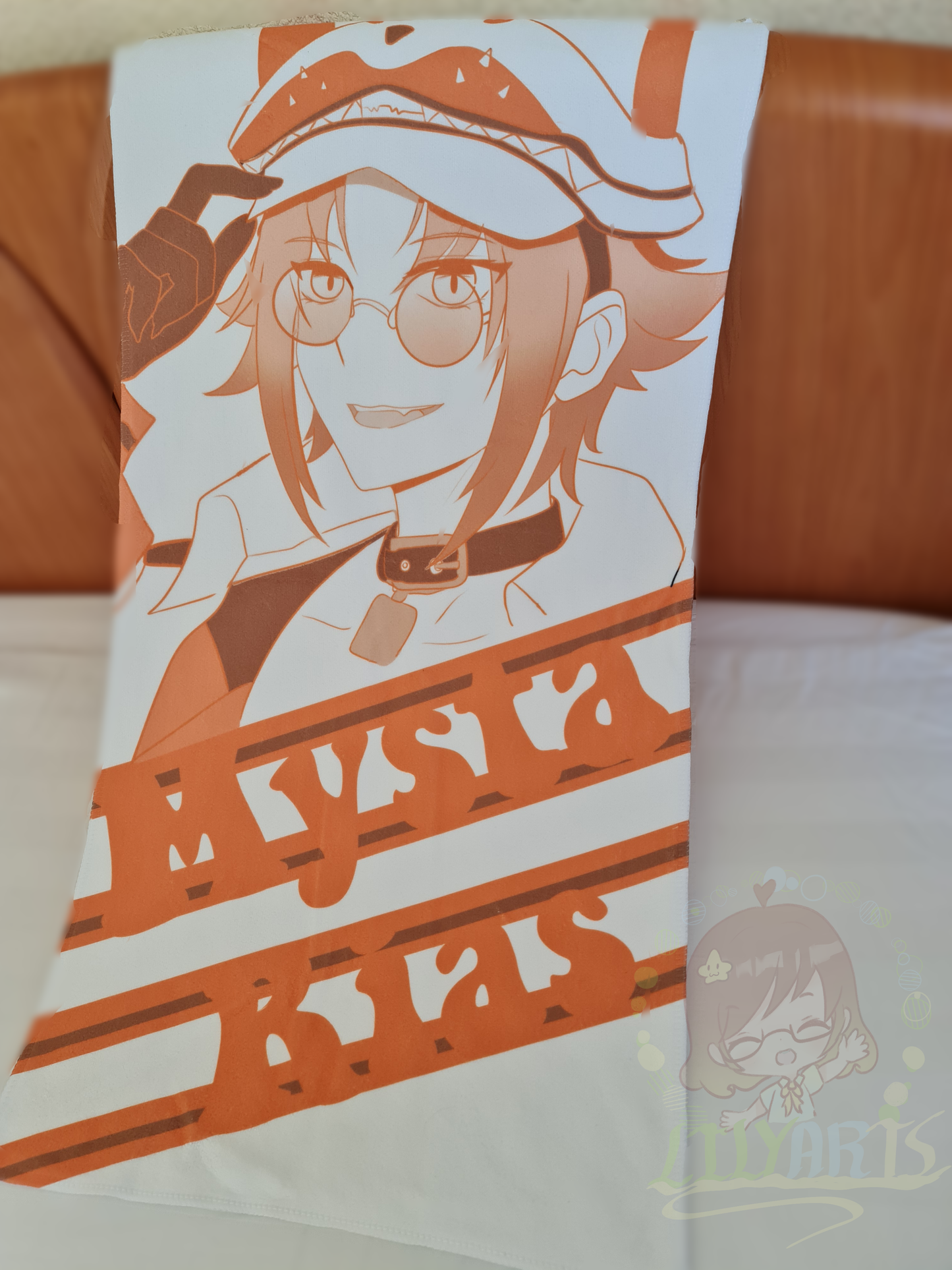Luxiem Bath Towel large Vox Akuma, Mysta Rias, Shu Yamino