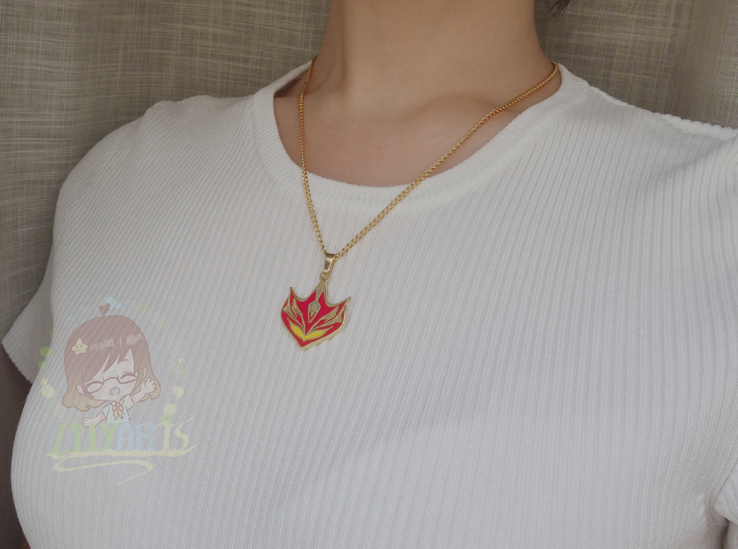 Genshin Impact Zhongli and Tartaglia necklace