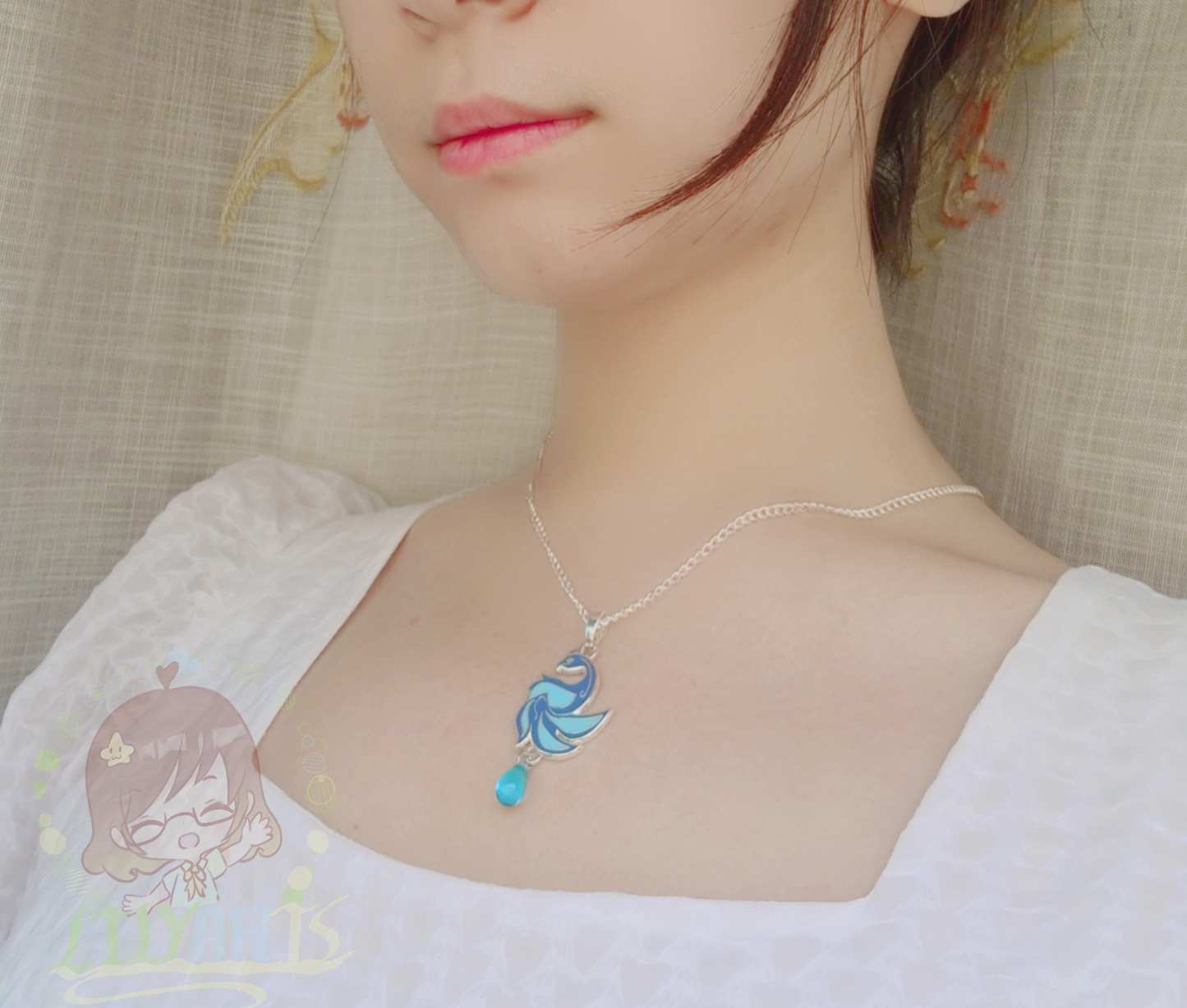 Genshin Impact Necklace Diluc Kaeya