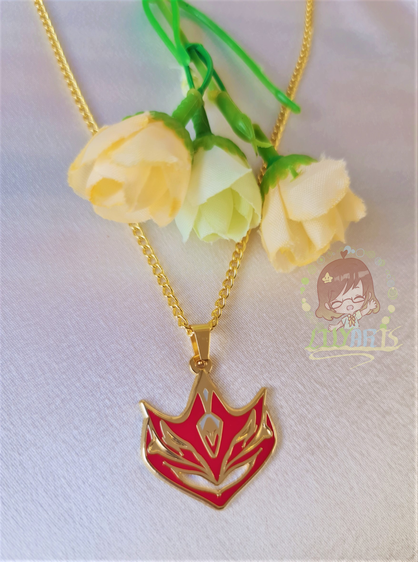 Genshin Impact Zhongli and Tartaglia necklace