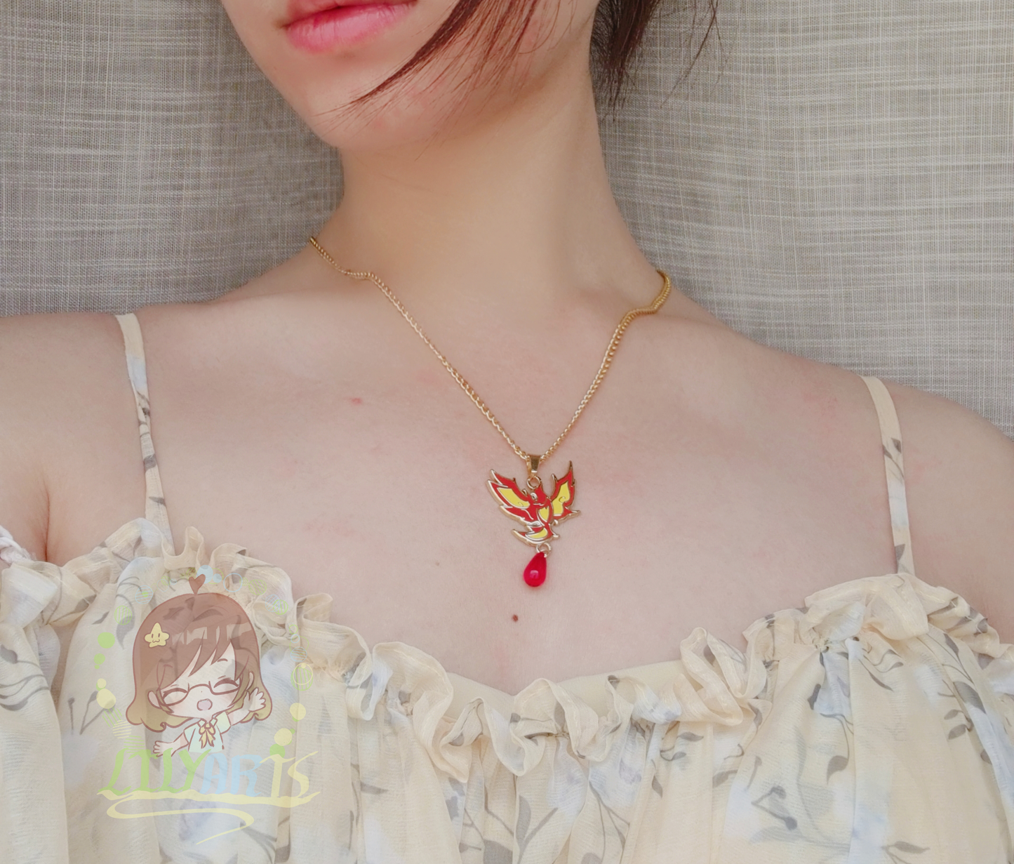 Genshin Impact Necklace Diluc Kaeya