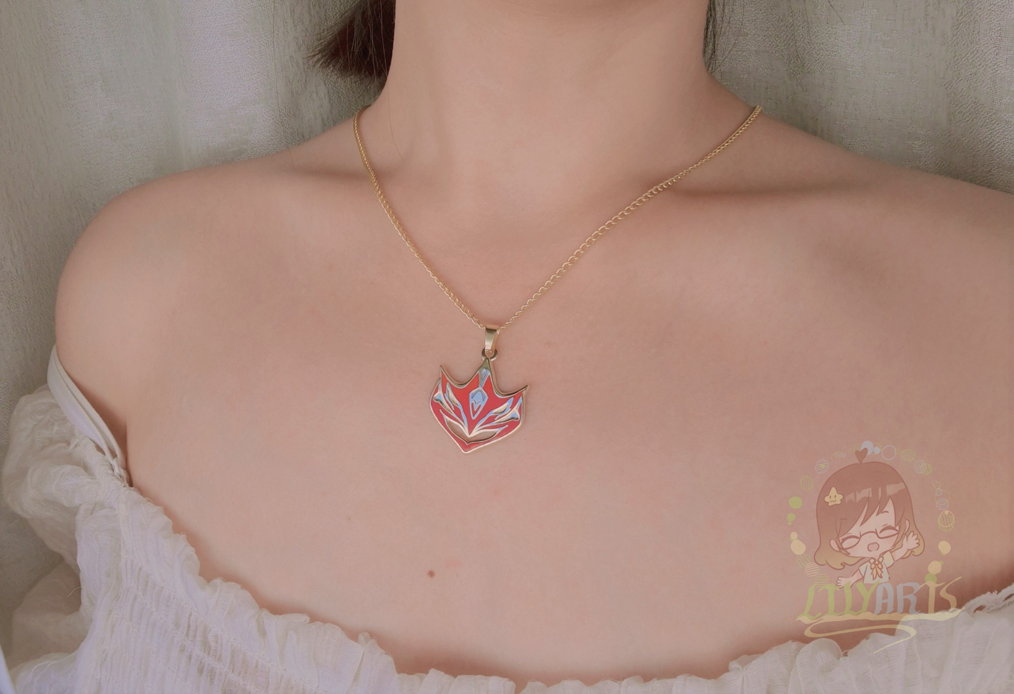 Genshin Impact Zhongli and Tartaglia necklace