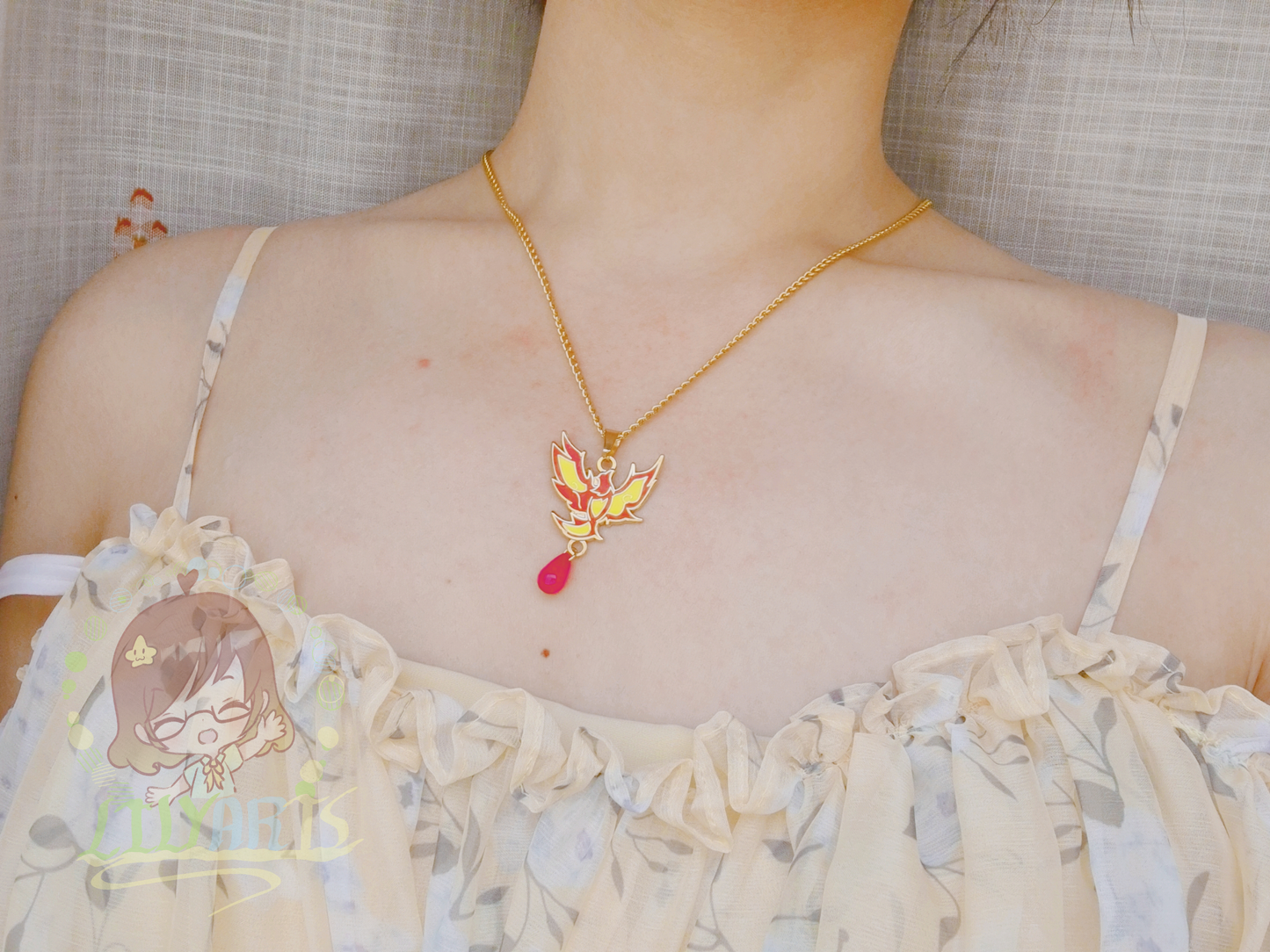 Genshin Impact Necklace Diluc Kaeya