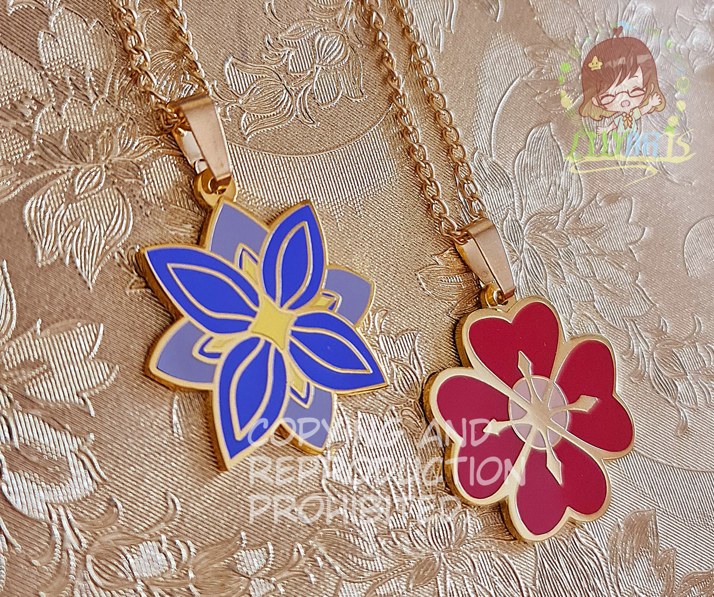 Genshin Impact necklace Albedo and Klee