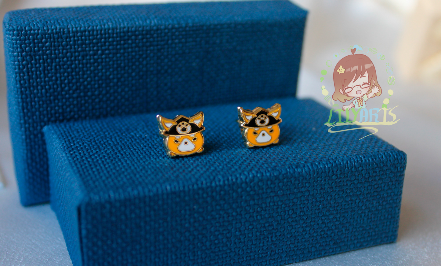 Gorou stud earrings - Genshin Impact