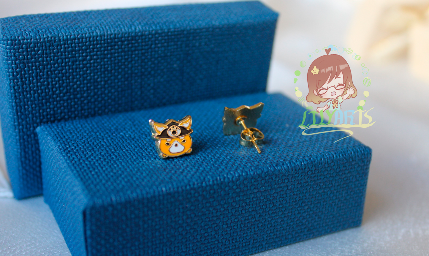 Gorou stud earrings - Genshin Impact