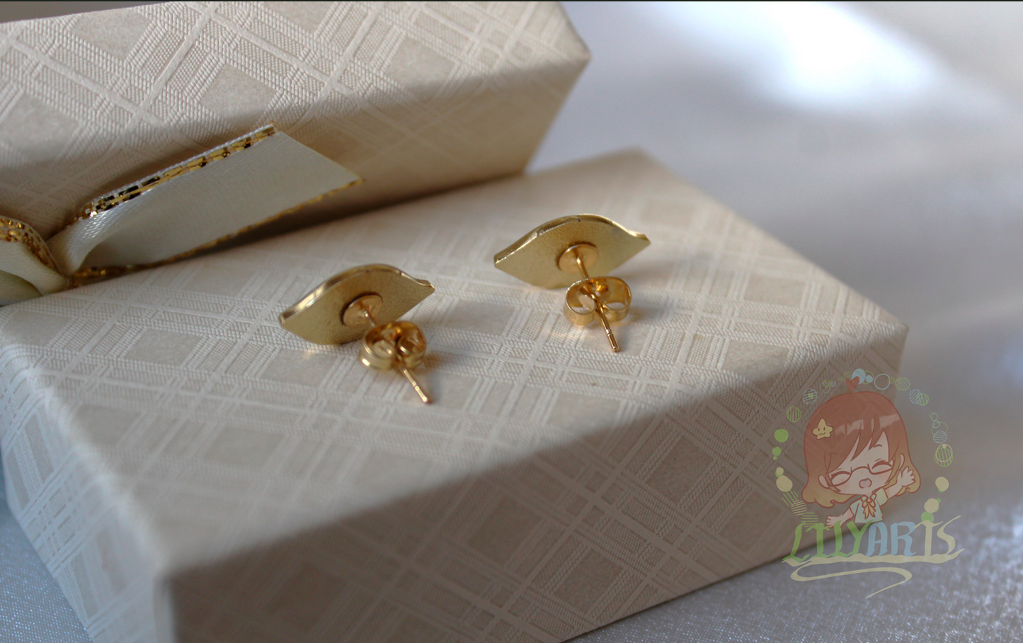 Shogun Raiden Ei stud earring - Genshin Impact