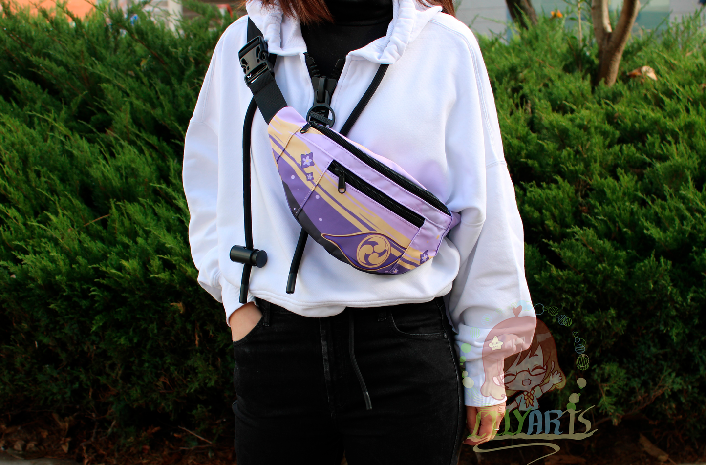 Ei Raiden Shogun Fanny pack /belt bag - Genshin Impact