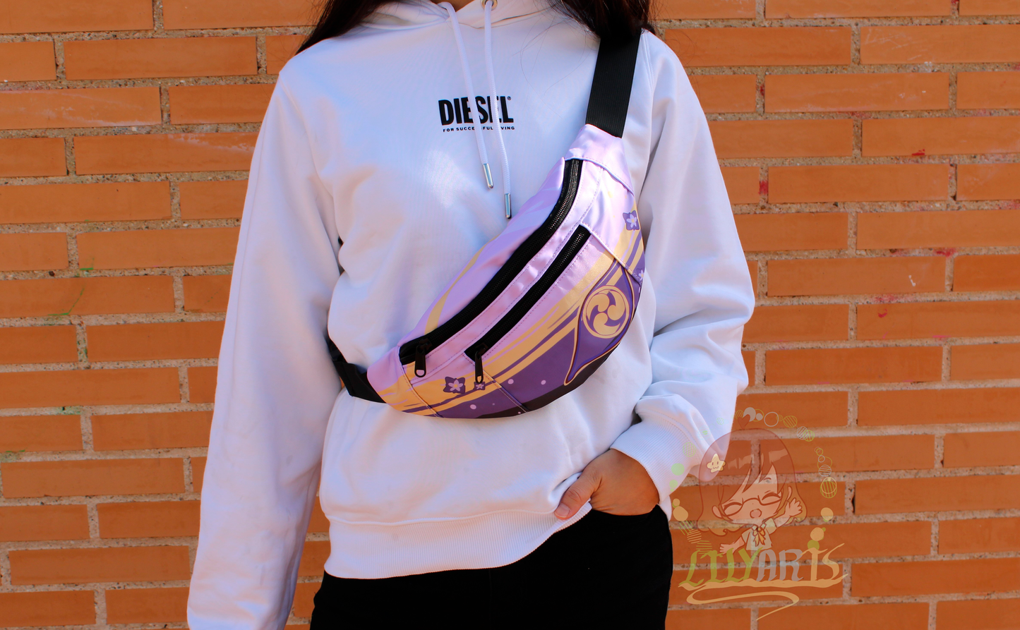 Ei Raiden Shogun Fanny pack /belt bag - Genshin Impact