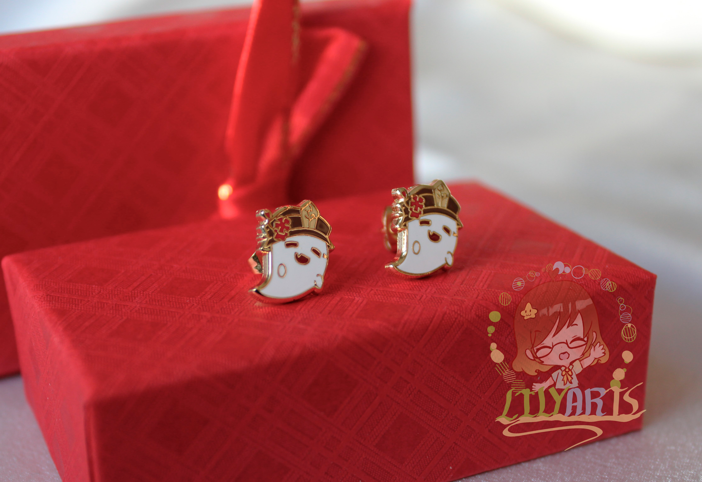 Hutao stud earring - Genshin Impact