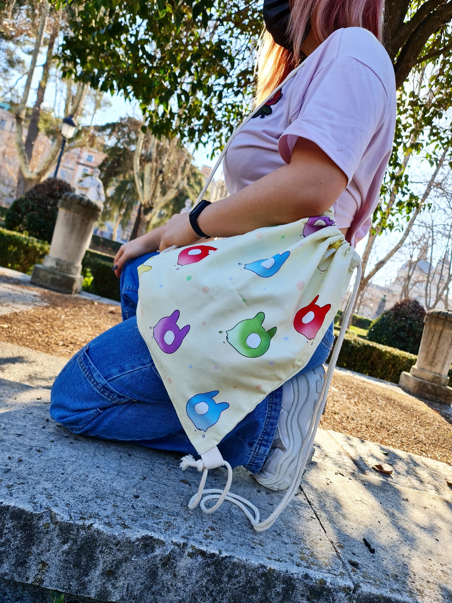 Genshin Impact Drawstring Bag