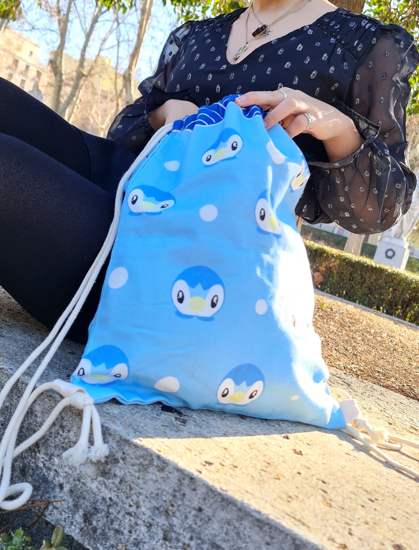 Pokémon Piplup Drawstring Bag