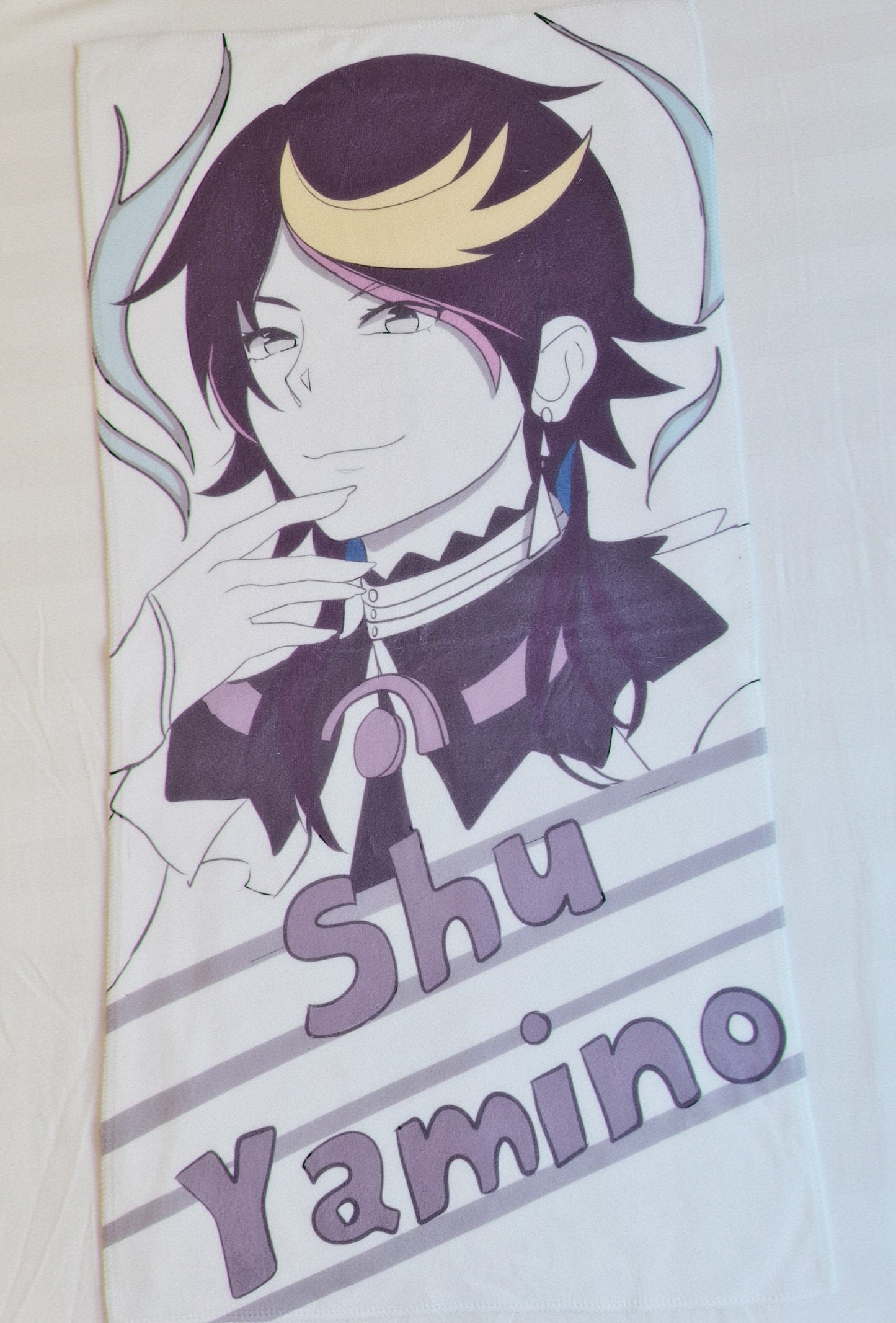 Luxiem Bath Towel large Vox Akuma, Mysta Rias, Shu Yamino