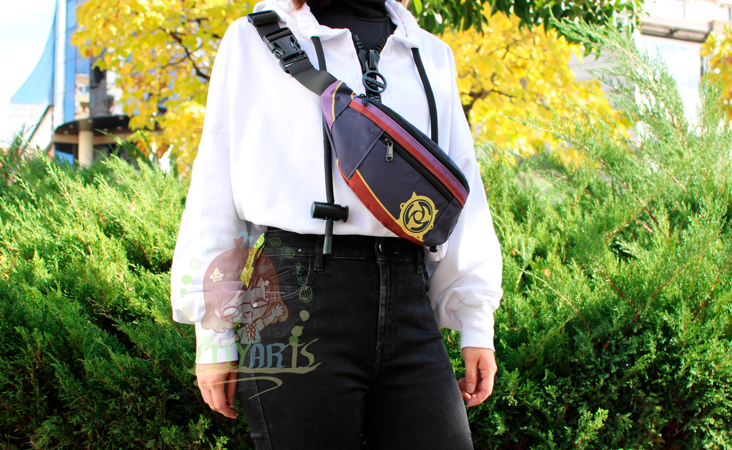 Scaramouche Fanny pack/ Belt Bag - Genshin Impact