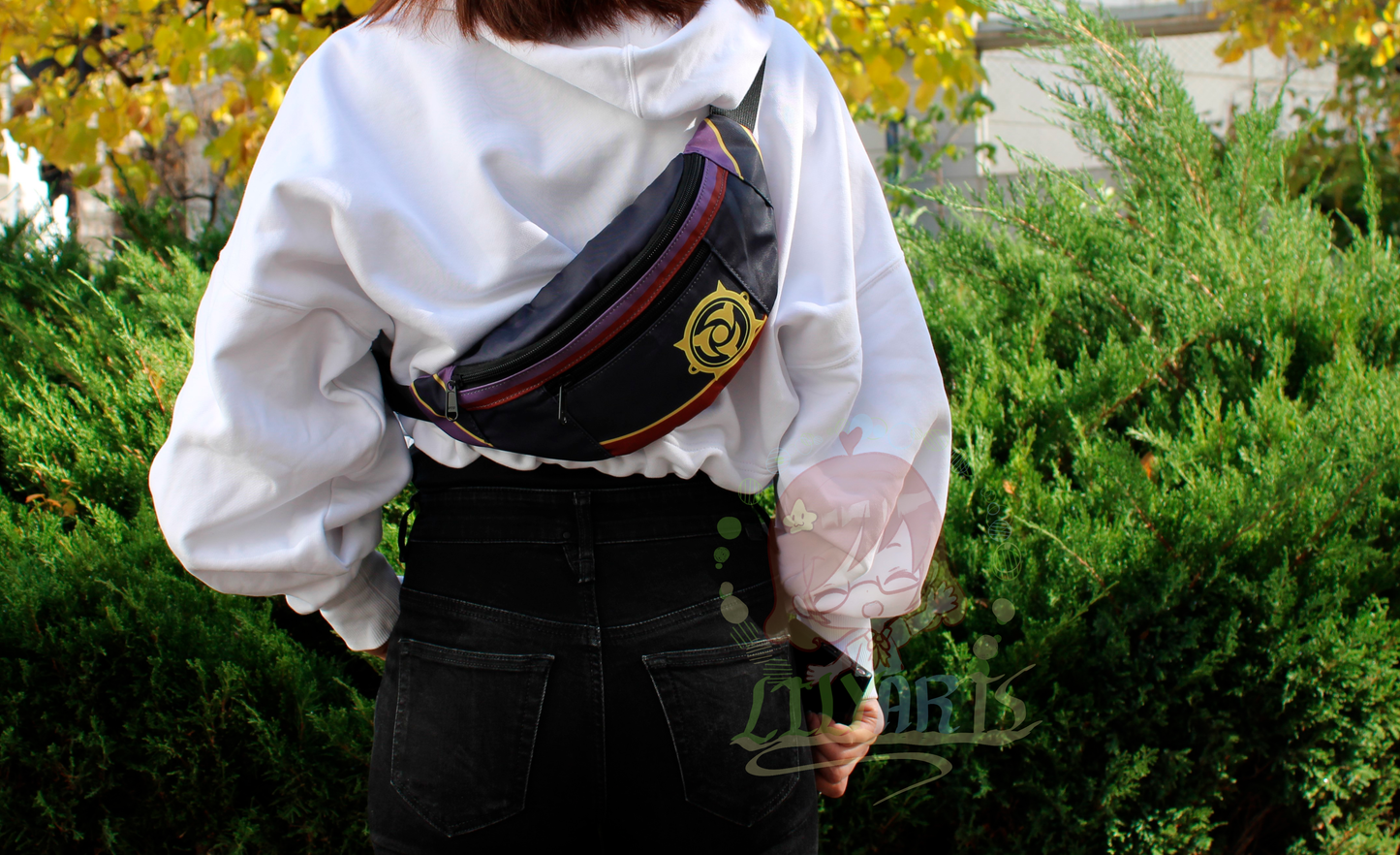 Scaramouche Fanny pack/ Belt Bag - Genshin Impact