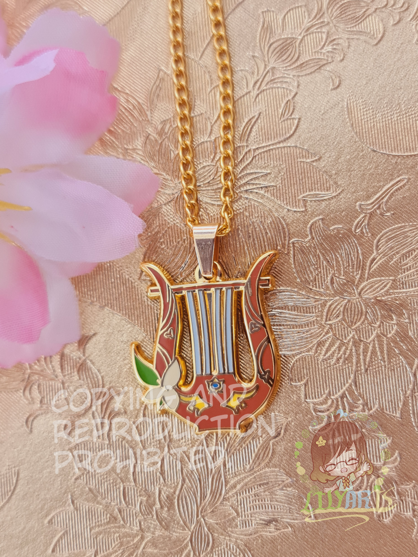 Genshin Impact Necklace Venti and Kazuha
