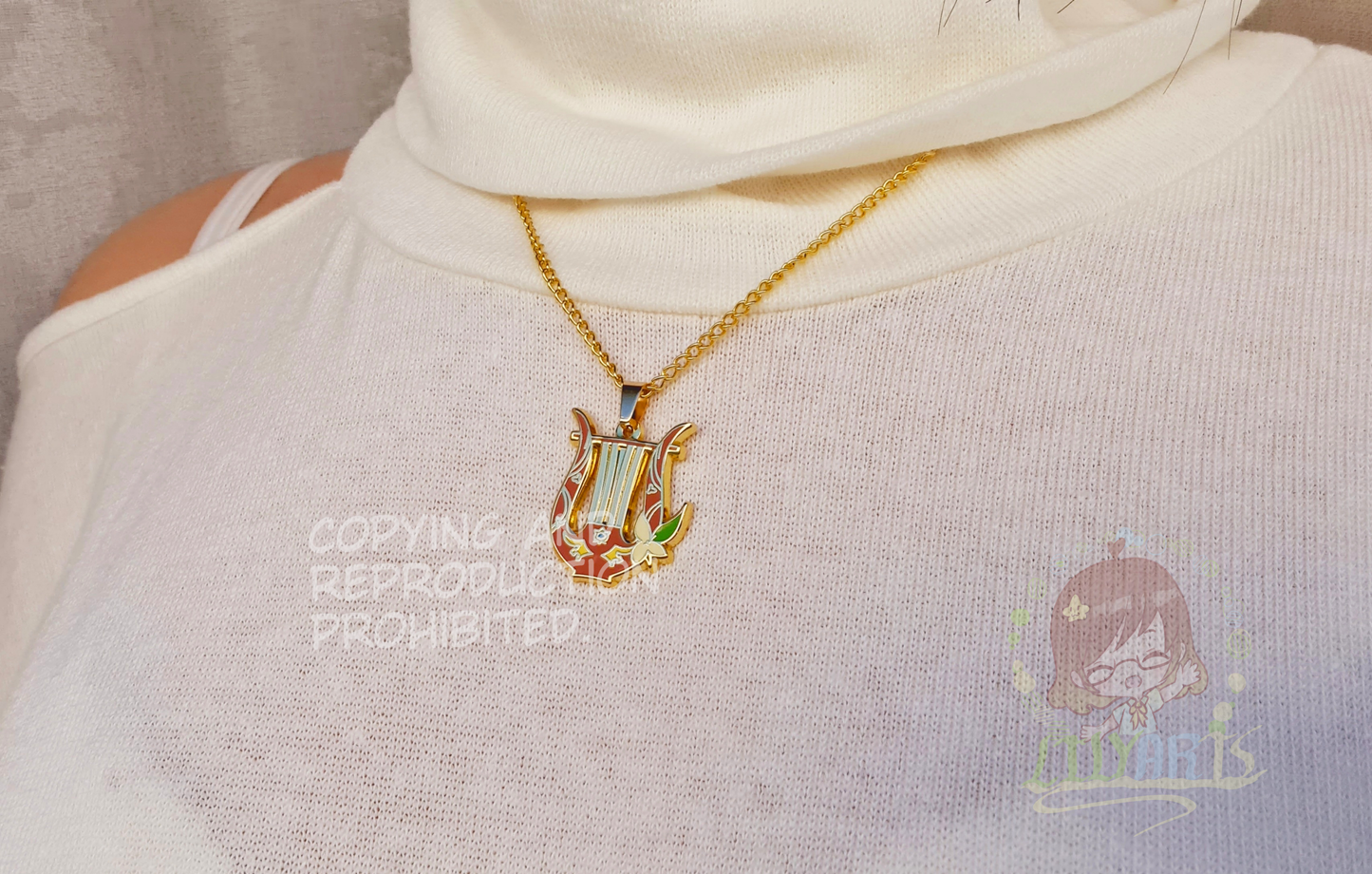 Genshin Impact Necklace Venti and Kazuha