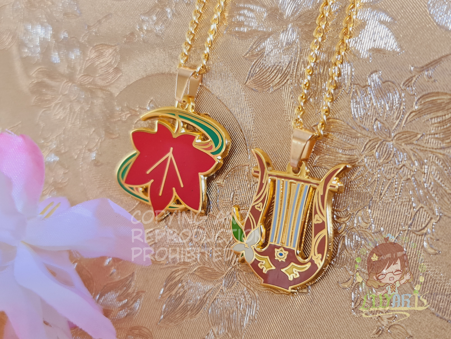 Genshin Impact Necklace Venti and Kazuha