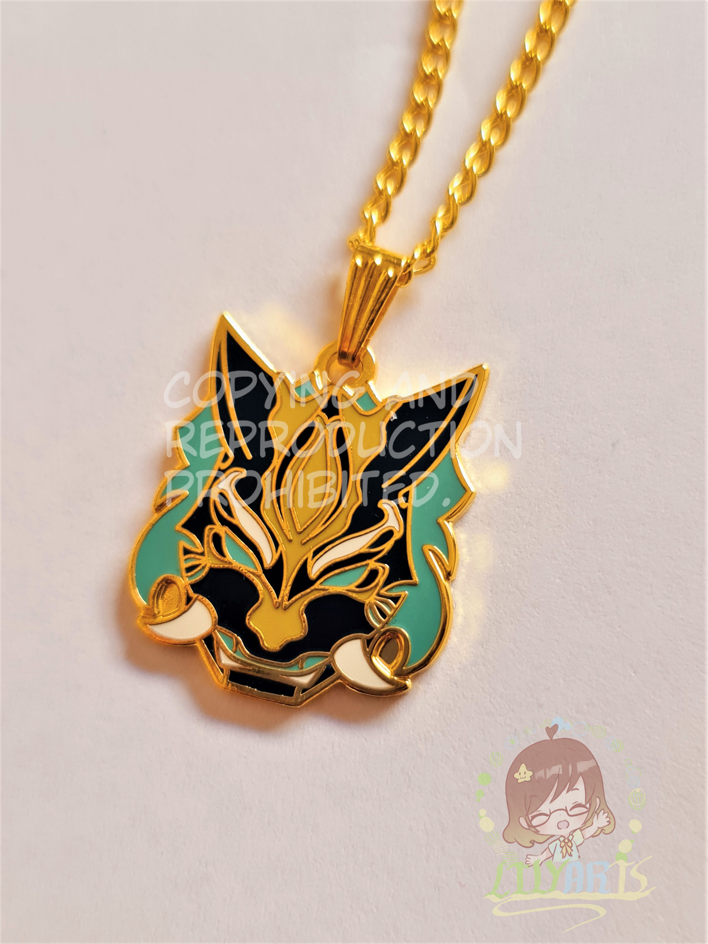 Genshin Impact Necklace Xiao and Hutao