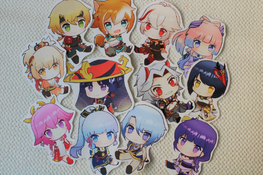 Genshin Impact Sticker Pack Inazuma