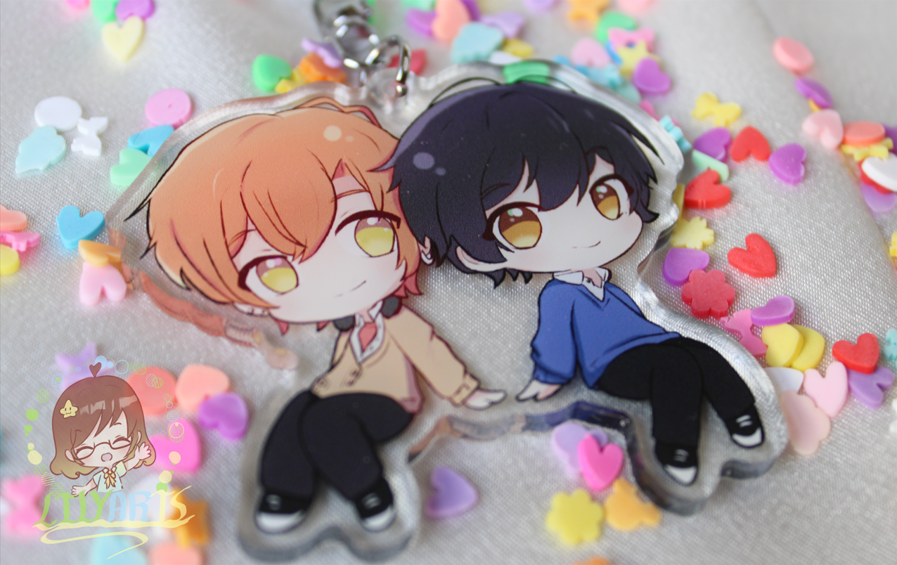 Sasaki to Miyano Keychain Charm