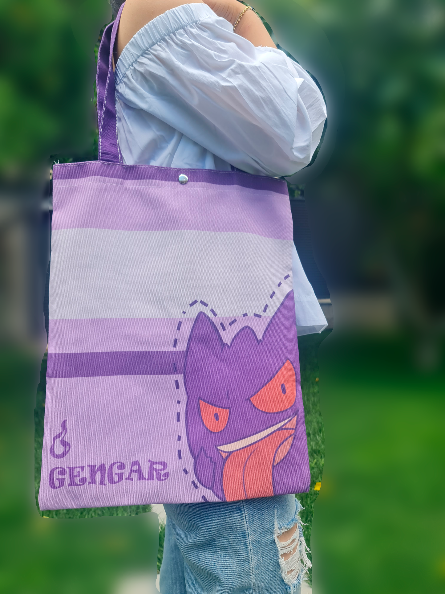 Pokemon totebag - Gengar, Jirachi and Piplup